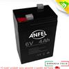 ANFEL BATTERIA RICARICABILE 6V 4Ah PIOMBO ERMETICA LAMPADE EMERGENZA 4,5Ah BEGHELLI