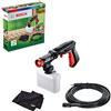 Bosch Home and Garden Bosch Idropulitrice 360 Kit di pulizia, con pistola ad alta pressione a 360°, bocchetta detergente e tubo flessibile di prolunga, confezione in cartone