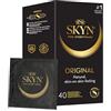 SKYN Original - Preservativi Senza Lattice in Poliisoprene - Ultra Comfort e Sensibilità Naturale, 40 Pezzi