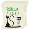 Siria 60L Lettiera per Gatti Vegetale e Agglomerante Set 6 sacchi da 10 Litri