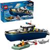LEGO CITY 60456 INSEGUIMENTO DEL MOTOSCAFO DELLA POLIZIA