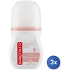 Borotalco 3x Borotalco Deodorante Roll-On 50 Ml. Invisible Rosa Cipriato Made In Italy