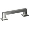 Hickory Hardware P3011-SN - Tirante per armadio da studio, 9,8 cm, nichel satinato