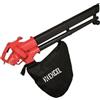 Excel Aspiratore soffiatore aria elettrico a mano portatile soffia aspira foglie sacco