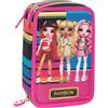FRANCO COSIMO PANINI EDITORE Astuccio 3 Zip RAINBOW HIGH super completo