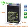 ALCAPOWER-JOIN-HQ-SKB-LAFAYETTE-EXTRACEL Batteria ricaricabile al piombo 6v 4.5a per lampade d'emergenza 38620407