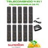 SUPERIOR 10pz Telecomando universale programmabile da PC - Programmatore incluso