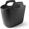 G.F. SRL, FOR 2 Everyday, Borsa in Plastica Portatutto, Contenitore Multiuso, con Maniglie, colore Grigio Antracite