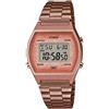 Casio OROLOGIO CASIO B-640WCG-5AEF DIGITALE ORO ROSA B640 GLITTER IMPERMEABILE 50 m