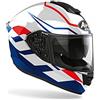 MOTOTOPGUN CASCO AIROH ST.501 FROST BLUE/RED GLOSS M