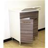 Lavatoio 60x50 In MDF Effetto Legno Con Vasca In Resina Antonella Palissandro