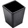 Garcia de Pou 12 pezzi - Bicchieri quadrati 'Asami Ware' 6,8 x 6,8 x 5,8 cm nero melammina