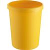 Helit H6106218-Cestino per la carta Woodluv, grande, 45 L, colore: giallo