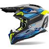 AIROH AVIATOR 3 WAVE SILVER GLO/CHROME XL