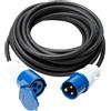 Protec - Adattatore CEE P17 femmina-maschio - Caravan, Camper