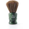 Epsilon Pennello da Barba con Cavallo Marrone Fan Shape Verde, 26 mm, Standard, Unico