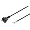 Goobay 58913 Cavo di Collegamento Universale per Aspirapolvere, Nero, 7.5m Lunghezza del Cavo