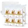 COTTON SOUND GOLD BABY Faldine 12 confezioni x 60 Pezzi per Bambini, 100% Cotone Idrofilo, Quadrotti 9 x 11 cm, Ipoallergeniche e Biodegradabili, Dermatologicamente Testate, Made in Italy