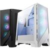 MSI Case computer desktop ATX MSI MAG FORGE 320R WHITE AIRFLOW Bianco Nero