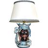 Caltagirone Sofia Lampada da Tavolo in Ceramica Lampade Testa di Moro per Soggiorno e Camera Letto