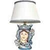 Caltagirone Sofia Lampada da Tavolo Ceramica Lampade Testa di Moro Abat Jour per Camera Soggiorno