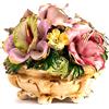 Capodimonte Soprammobili con Fiori Capodimonte Centrotavola Porcellana Italiana Artigianale