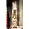 Capodimonte Orologio Pendolo da Soggiorno Orologi a Colonna Ceramica Capodimonte Bianco Oro