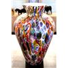 Murano Vaso anfora vetro Murano soffiato vasi per fiori veneziano soprammobile murrine