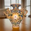 Caltagirone Sofia Vaso Greca a Rilievo Vasi in Ceramica di Caltagirone Anfora Soprammobile Grande