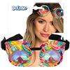 Boland - Occhiali da festa per adulti, in plastica, occhiali divertenti, senza prescrizione, occhiali da sole, festa di cattivo gusto, festa motto, carnevale