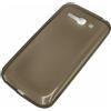 NO BRAND Cover Trasparente TPU Nero Fumè per Alcatel One Touch Pop C9 OT7047 Antigraffio