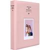 Amazing Works Mini album fotografico con 128 tasche per Fujifilm Instax Mini 70, 7s, 8, 8+, 9, 11, 25, 50s, 90, Polaroid Z2300, Polaroid PIC-300P, fotocamera istantanea e biglietti da visita (rosa)