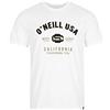 O'NEILL Tees Shortsleeve State T-Shirt 11010 Snow White, Regular (Confezione da 4) da Uomo