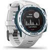 Garmin Instinct Solar, Surf Edition, Cloudbreak - Smartwatch Gps Ultra-Resistente con Ricarica Solare, Cardio, Pulseox, App Surf e Multisport
