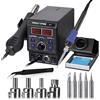 Does not apply 8786D Stazione Saldante, 750W Stazione Saldatura Ad Aria Calda SMD 2 in 1 Saldat