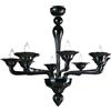 Arte di Murano Lampadario Moderno di Design in Vetro di Murano Fatto a Mano in Italia 8 Luci