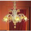 Arte di Murano Lampadario veneziano in Vetro di Murano genuino Fatto a mano in Italia 6 Luci