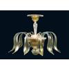 Arte di Murano Lampadario classico in Vetro di Murano con oro 24 Fatto a mano in Italia 3 Luci