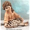 Capodimonte Statuina in porcellana Capodimonte figurina bambina statuetta soprammobile da a