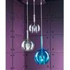 Arte di Murano Lampadario Sospeso da soffitto 3 Luci in Vetro di Murano Fatto a Mano in Italia