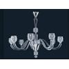 Arte di Murano Lampadario moderno in Vetro di Murano autentico Fatto a mano in Italia 8 Luci +