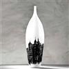 Artefice Bottiglia New York City Grande Mela Ceramica Vaso Soprammobile Dipinta a Mano +-