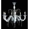 Arte di Murano Lampadario veneziano in Vetro di Murano classico Fatto a mano in Italia 6 Luci