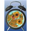 Parastone Orologio per tavolo Sveglia da comodino silenziosa con luce Girasoli di Van Gogh