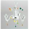 Arte di Murano Lampadario veneziano soffitto in Vetro di Murano Fatto a mano in Italia 3 Luci