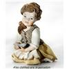 Capodimonte Statuina in porcellana Capodimonte di Cenerentola figurina bambina statuetta da