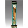 Consonni Orologio Pendolo Colonna Pesi Ottone Legno Acero Intarsiato Nuovo Made in Italy