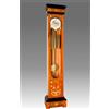 Consonni Orologio Pendolo Colonna Pesi Ottone Legno Noce Intarsiato Nuovo Made in Italy !