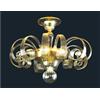 Arte di Murano Lampadario classico in Vetro di Murano originale Fatto a mano in Italia 3 Luci