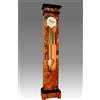 Consonni Orologio Pendolo Colonna Pesi Ottone Legno Noce Intarsiato Nuovo Made in Italy -